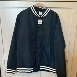 Men's Black Varsity Jacket